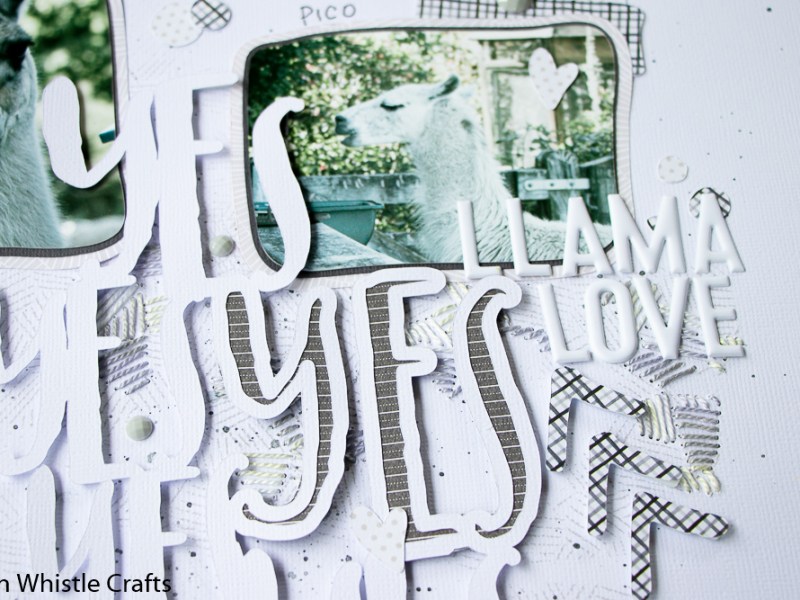 Llama Love 12×12&nbsp;Layout