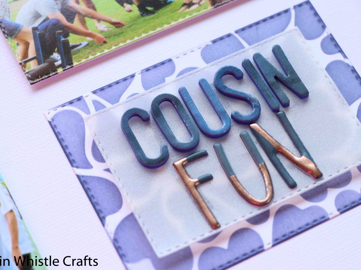 Cousin Fun – 12 x 12 Scrapbooking&nbsp;layout